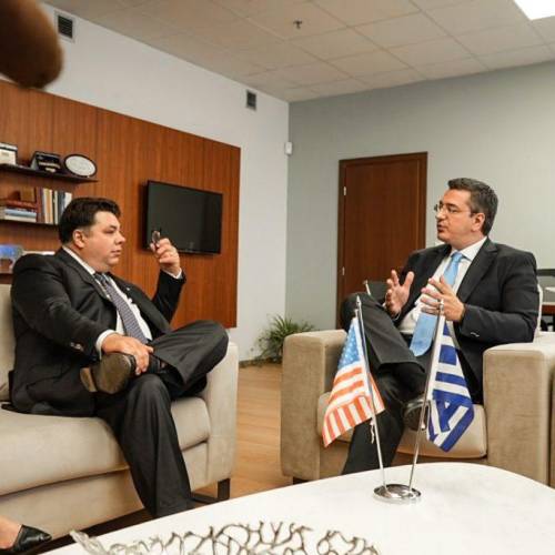 Συνάντηση Τζιτζικώστα με τον νέο Πρέσβη των ΗΠΑ στην Ελλάδα, Τζορτζ Τσούνη