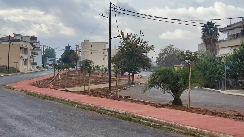 Δήμος Καλαμάτας: Ολοκληρώνεται ένα ακόμη «πάρκο τσέπης» - Φυτεύτηκαν 51 δέντρα και θάμνοι