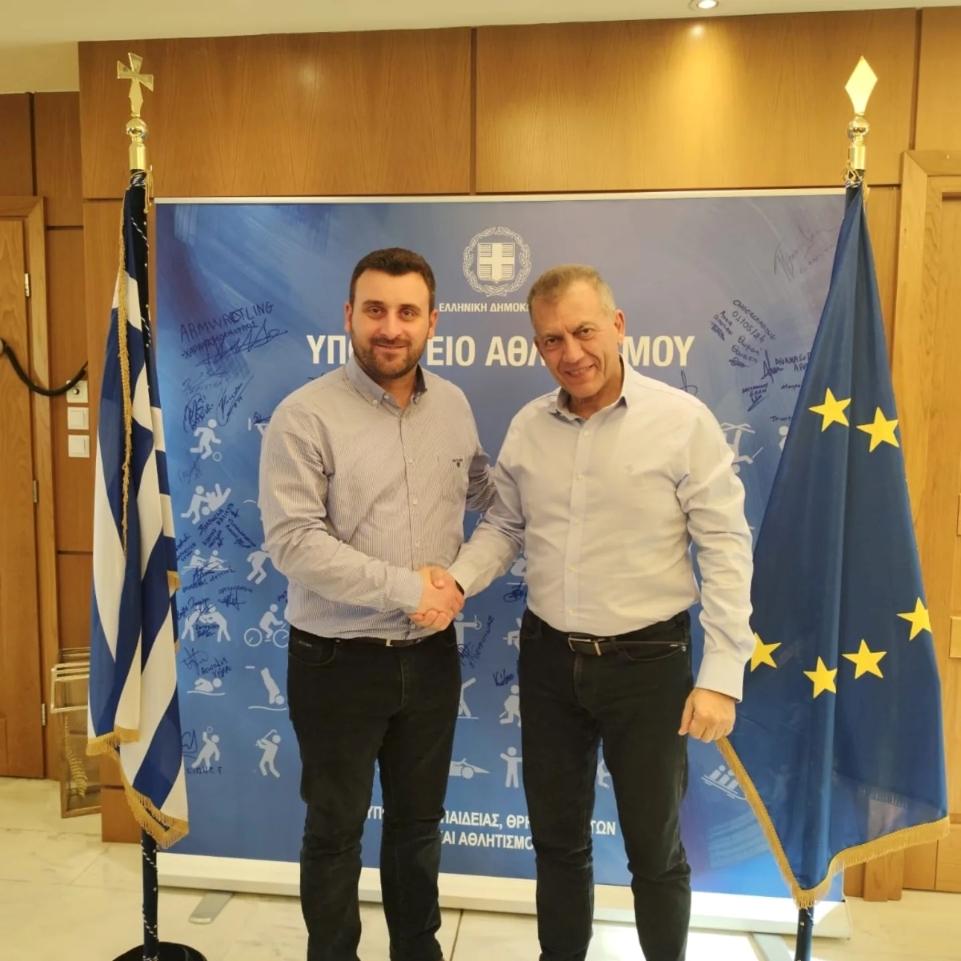 Δήμος Μετεώρων: Ενίσχυση της συνεργασίας του με το Υπουργείο Αθλητισμού