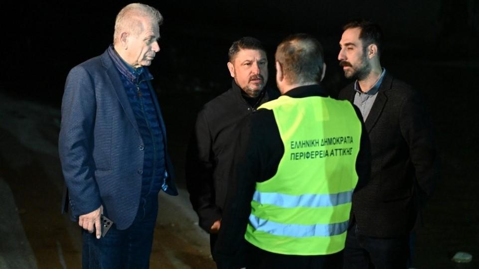 Ν. Χαρδαλιάς στο συλλεκτήριο αγωγό του Αιγάλεω: «Δεν είχε καθαριστεί ποτέ μέχρι σήμερα»