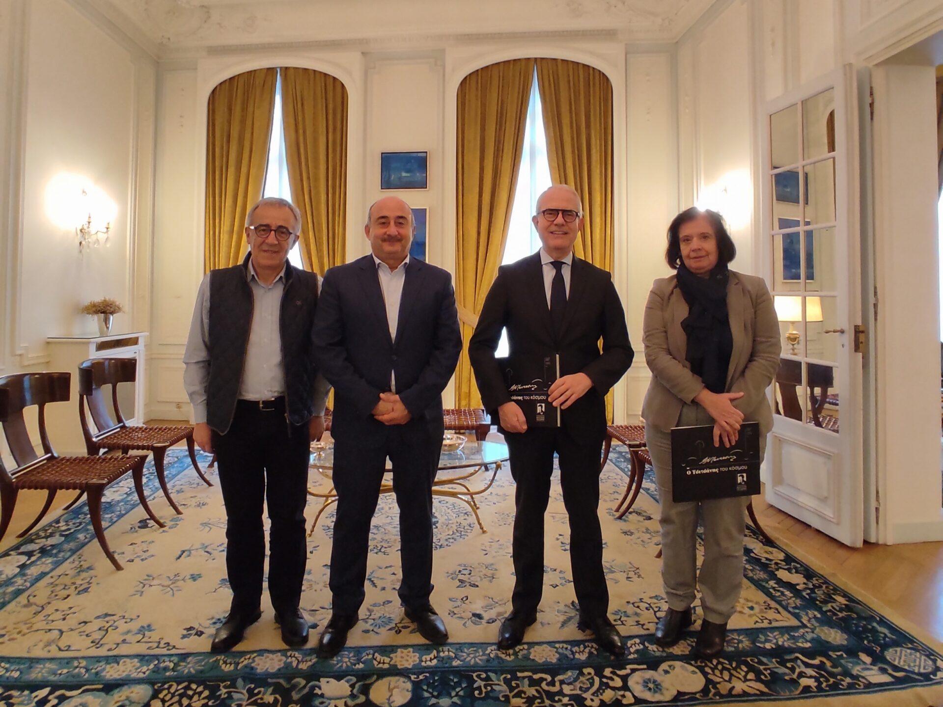 Νίκος Σακκάς: Συναντήθηκε με τον Έλληνα Πρέσβη στο Παρίσι