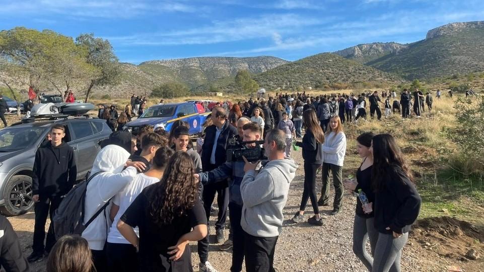 Δεντροφύτευση στον Υμηττό από τον Δήμο Γλυφάδας