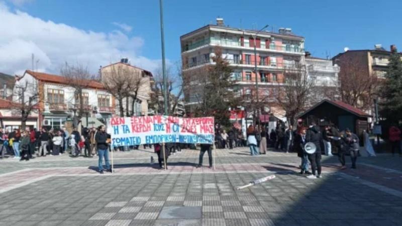 Τέμπη: Μεγάλη συμμετοχή στο συλλαλητήριο και στην Φλώρινα