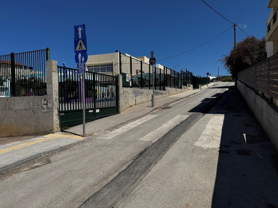 Δήμος Ηρακλείου: Ενισχύεται η οδική ασφάλεια σε δρόμους και σχολεία