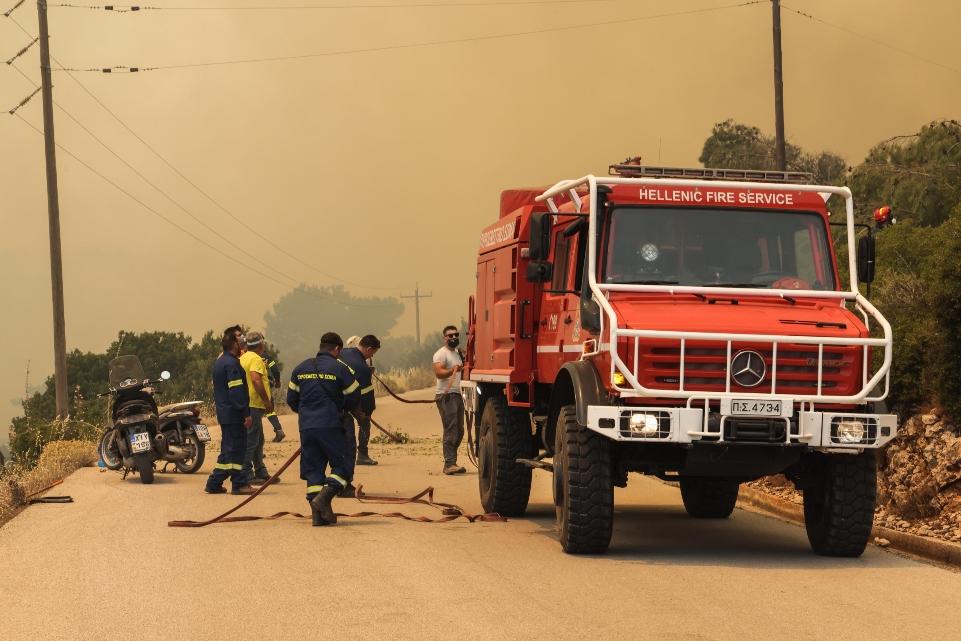 Φωτιά στη Χίο: Καλύτερη η εικόνα στο νησί - Έχουν καεί 62.000 στρέμματα