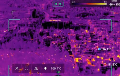 Καύσωνας στην Αθήνα: Η θερμική κάμερα του Δήμου καταγράφει θερμοκρασίες έως 100 βαθμούς Κελσίου