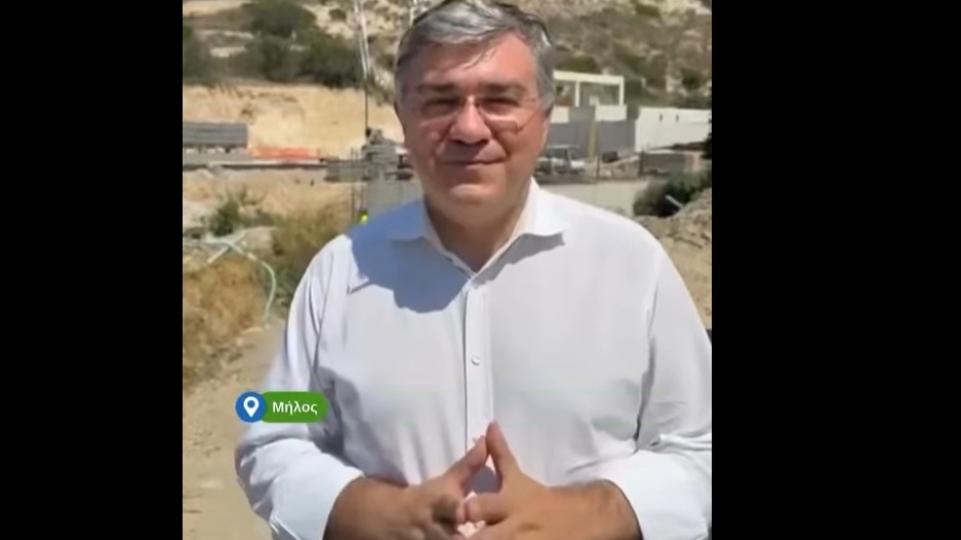 Μανώλης Γραφάκος: Η Μήλος αποκτά ολοκληρωμένο σύστημα διαχείρισης αποβλήτων - Σε πλήρη εξέλιξη τα έργα υποδομής