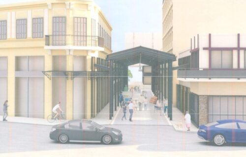 Δήμος Πειραιά: Αυτοψία Γιάννη Μώραλη στο έργο του νέου βιοκλιματικού στεγάστρου στην Αγορά Τροφίμων