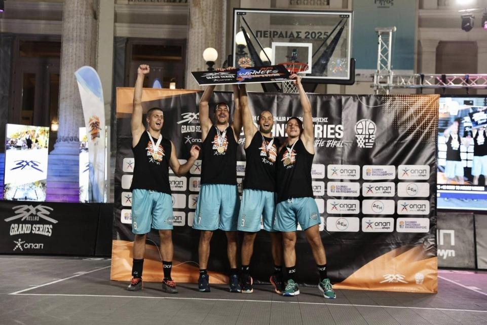 Δήμος Πειραιά: Με απόλυτη επιτυχία ολοκληρώθηκε το διεθνές τουρνουά 3×3 Grand Series ΟΠΑΠ 2025