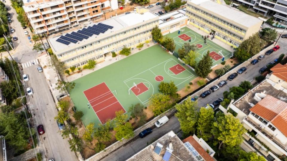 Ανακατασκευή και αναβάθμιση προαυλίων σε σχολεία του Δήμου Βριλησσίων