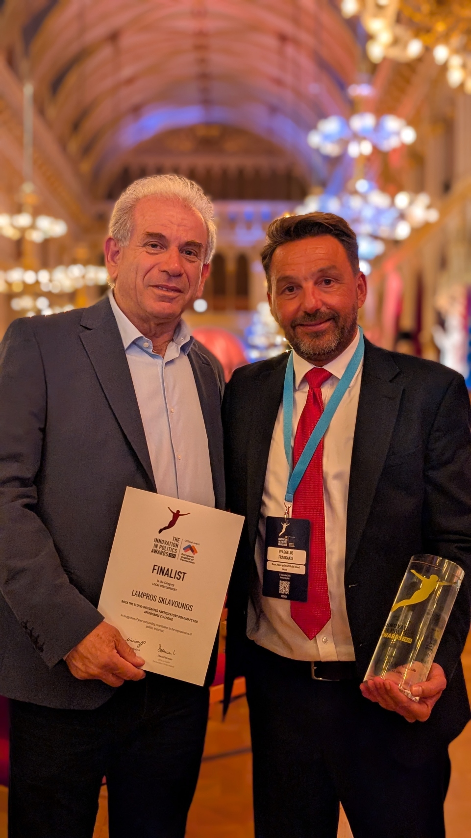 Διεθνής διάκριση για τον Δήμο Αιγάλεω στα Innovation in Politics Awards 2025