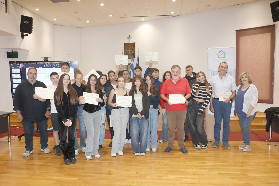 Η νέα γενιά του Αιγάλεω βραβεύεται για την οικολογική της συνείδηση