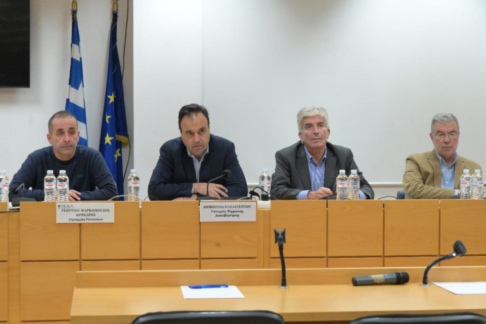 Ο Θεόδωρος Αμπατζόγλου στη συνάντηση της ΠΕΔΑ με τον Δημήτρη Παπαστεργίου