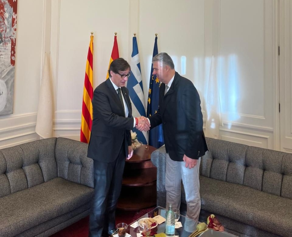 Περιφέρεια Ανατολικής Μακεδονίας και Θράκης και Καταλονία θέτουν τις βάσεις για στρατηγική διαπεριφερειακή συνεργασία